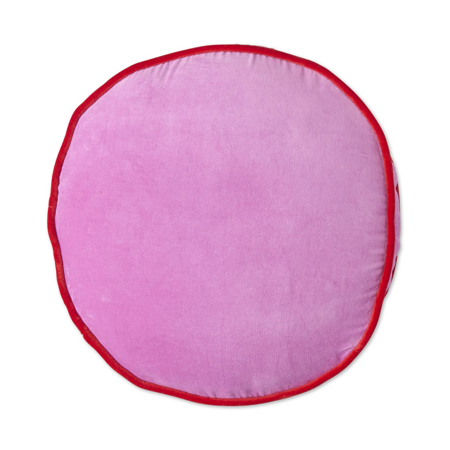 Kip&Co Pink Ambition Velvet Pea Cushion